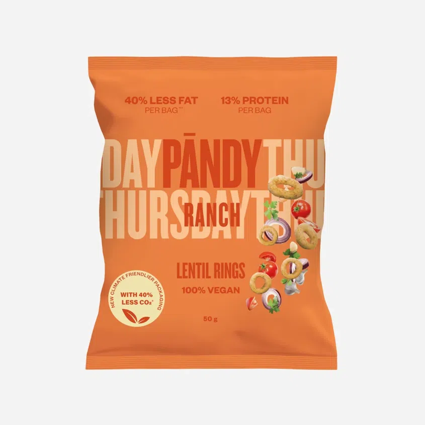 Čočkové chipsy ranch