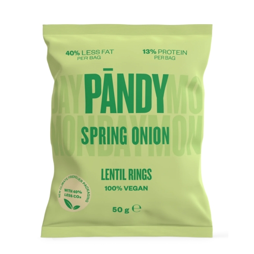 Čočkové chipsy spring onion