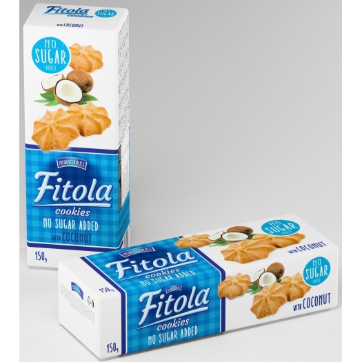 Coconut Křehké sušenky se sušeným kokosem bez přidaného cukru