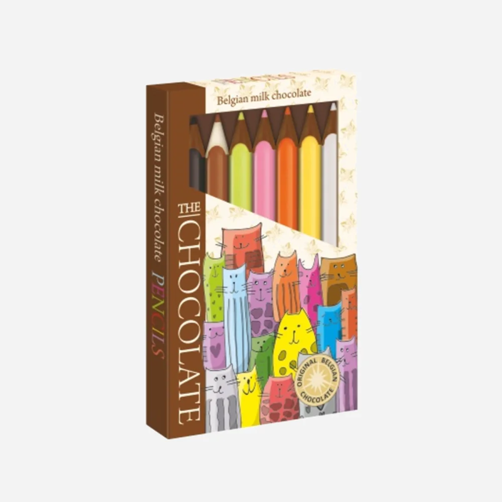 Čoko pastelky mléčné - motiv kočky