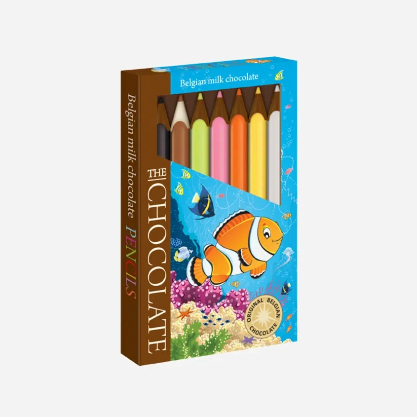 Čoko pastelky mléčné - motiv ryby