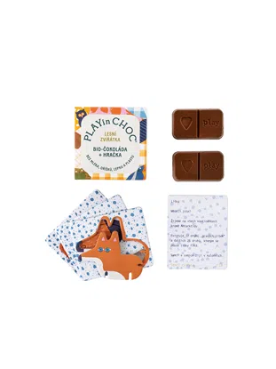 Čokoláda lesní zvířátka BIO
