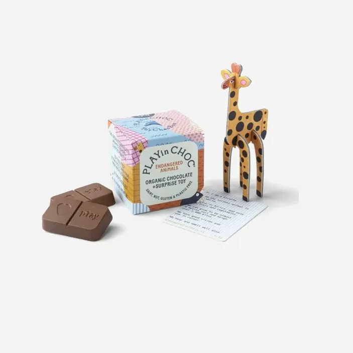 Čokoláda ohrožená zvířátka BIO