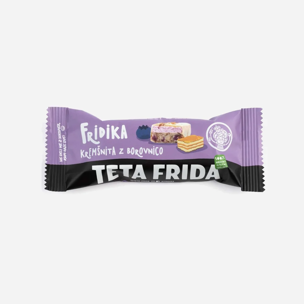 Čokoládová tyčinka Krémový řez s borůvkami