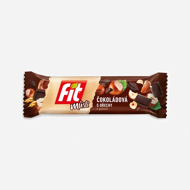 Čokoládová tyčinka s ořechy v polevě 12 x 35 g