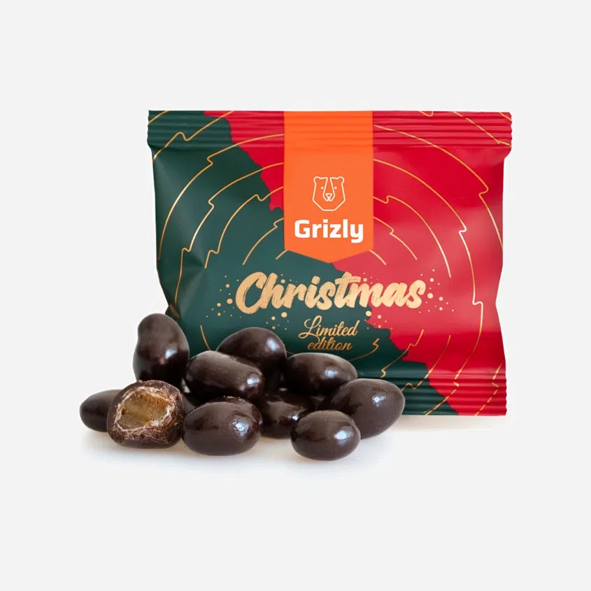 Čokoládové dražé pomeranč