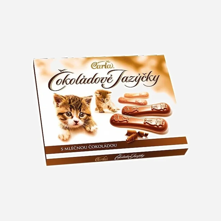 Čokoládové jazýčky mléčné Lada