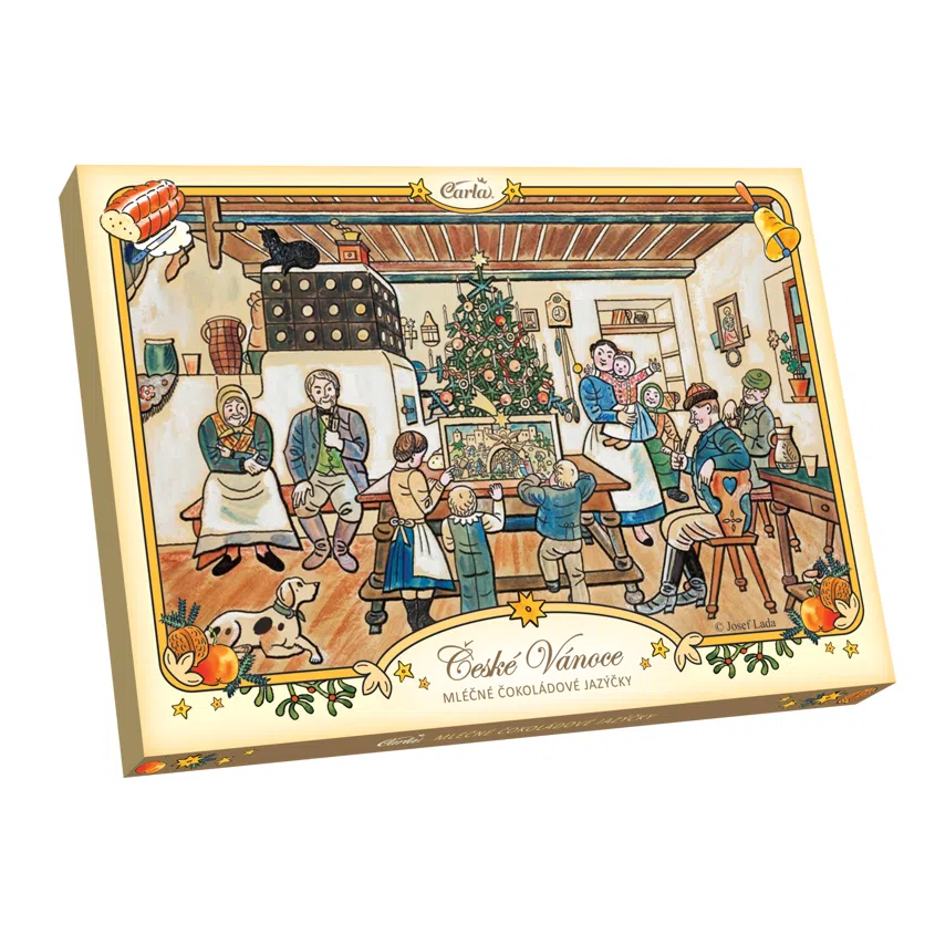 Čokoládové jazýčky mléčné Lada