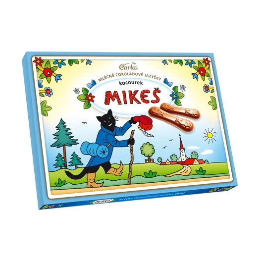 Čokoládové jazýčky mléčné MIKEŠ