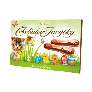Čokoládové jazýčky Velikonoce mléčné