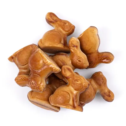 Čokoládoví zajíčci s náplní