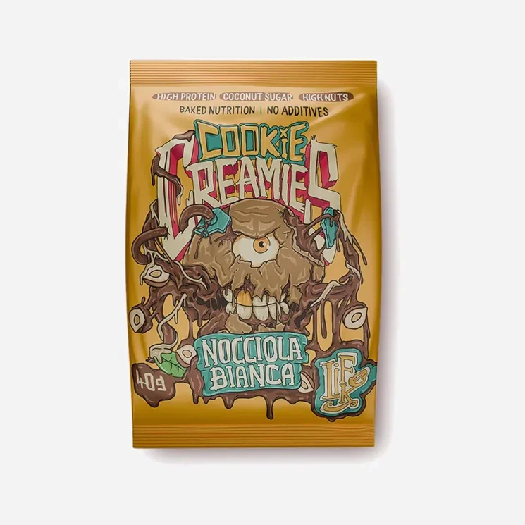 Cookie Creamies lískový oříšek a bílá čokoláda - expirace