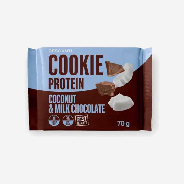 Cookie proteín kokos a mliečna čokoláda