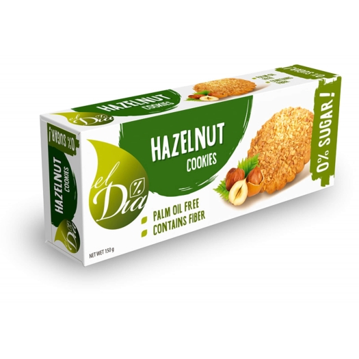 Cookies bez cukru s lískovými oříšky