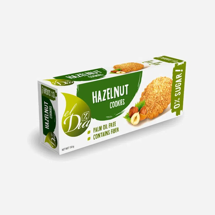 Cookies bez cukru s lískovými oříšky