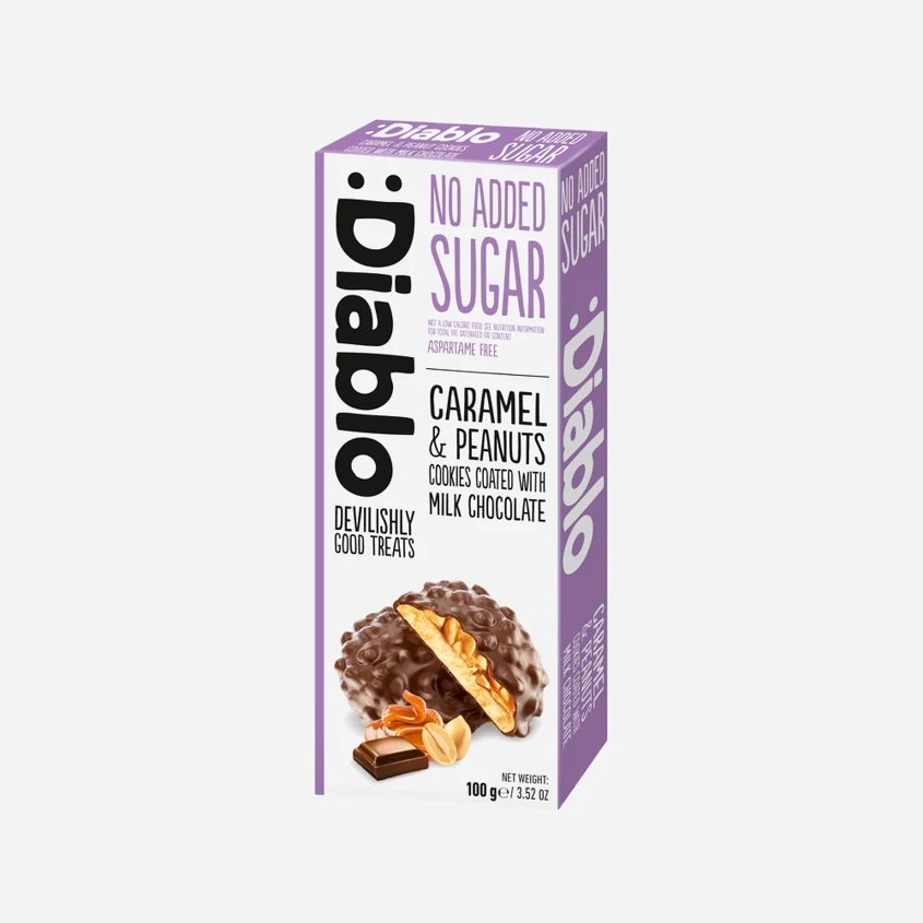 Cookies karamel a arašidy bez pridaného cukru