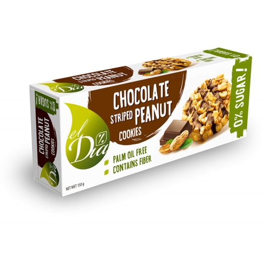 Cookies s arašídy a čokoládou