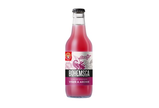 Craft limonáda višňa a arónia sklo