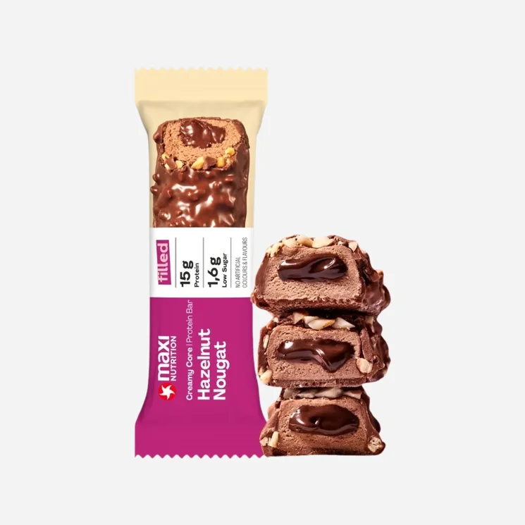 Creamy Core Protein Bar lískooříškový nugát
