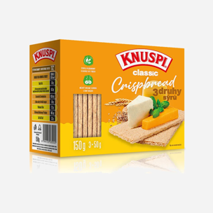 Crispbread 3 druhy syra