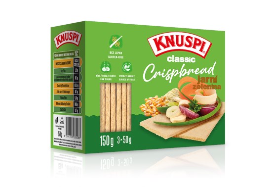 Crispbread Jarná zelenina