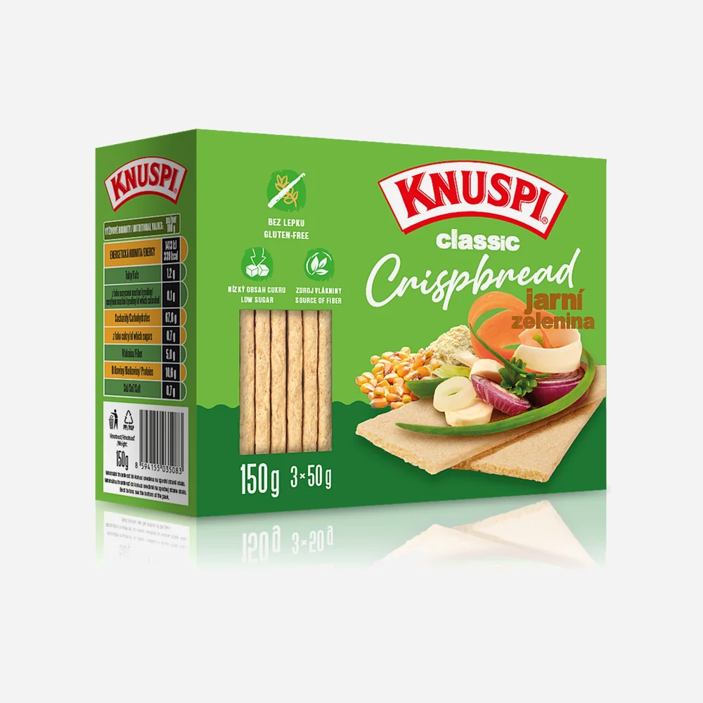 Crispbread Jarná zelenina