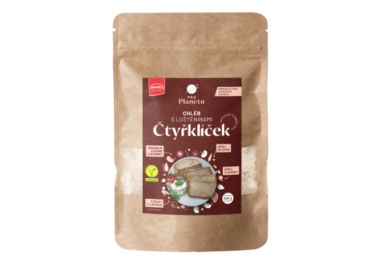 Čtyřklíček PRO Planetu chléb s luštěninami