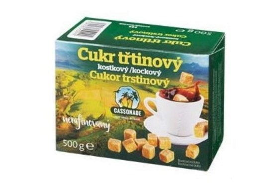 Cukor trstinový kocky