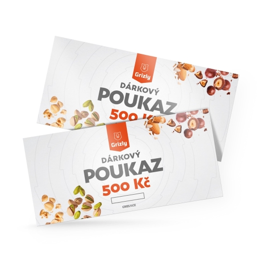 Darčekový tlačený poukaz 500 Kč