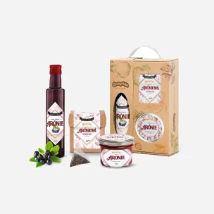 Dárková sada aronie (šťáva, džem, čaj)