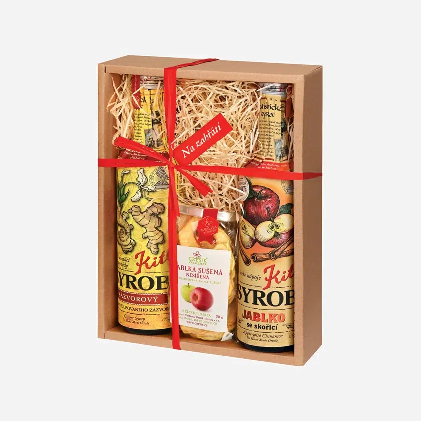 Dárkové balení na zahřátí (jablko, zázvor a křížaly)
