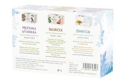 Dárkové trio Vůně zimy 60 sáčků