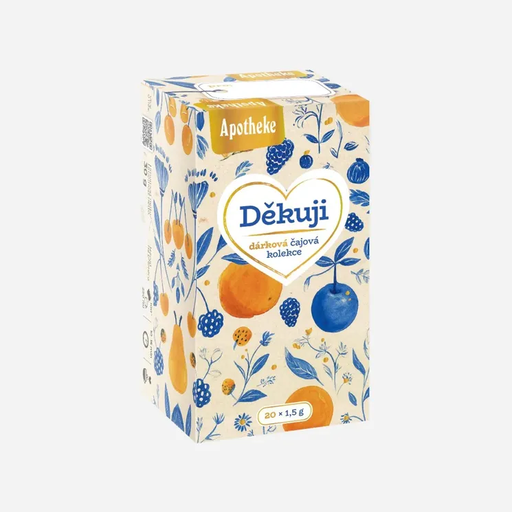 Dárkový čaj Děkuji 6 x 20 sáčků