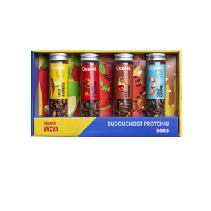 Dárkový Set Křupaví a pražení cvrčci 4 příchutě