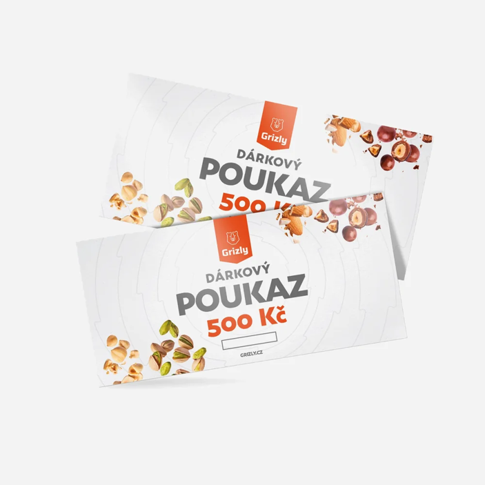 Dárkový tištěný poukaz 500 Kč
