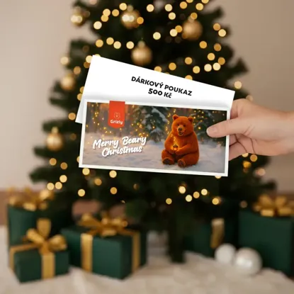 Dárkový tištěný vánoční poukaz