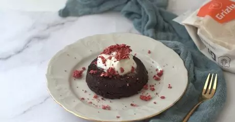 Recepty z mandlové mouky – čokoládový lava cake