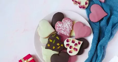 Tip na valentýnský dárek: křehké máslové sušenky