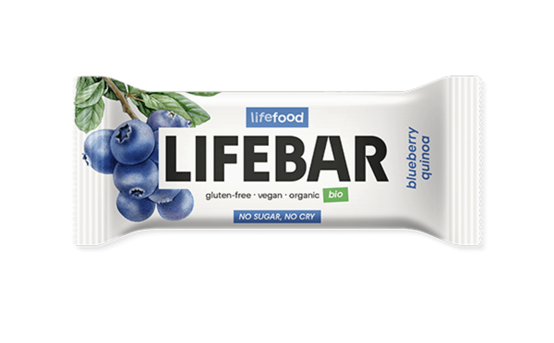 Levně Lifefood Lifebar Tyčinka borůvková s quinoou raw BIO 40 g