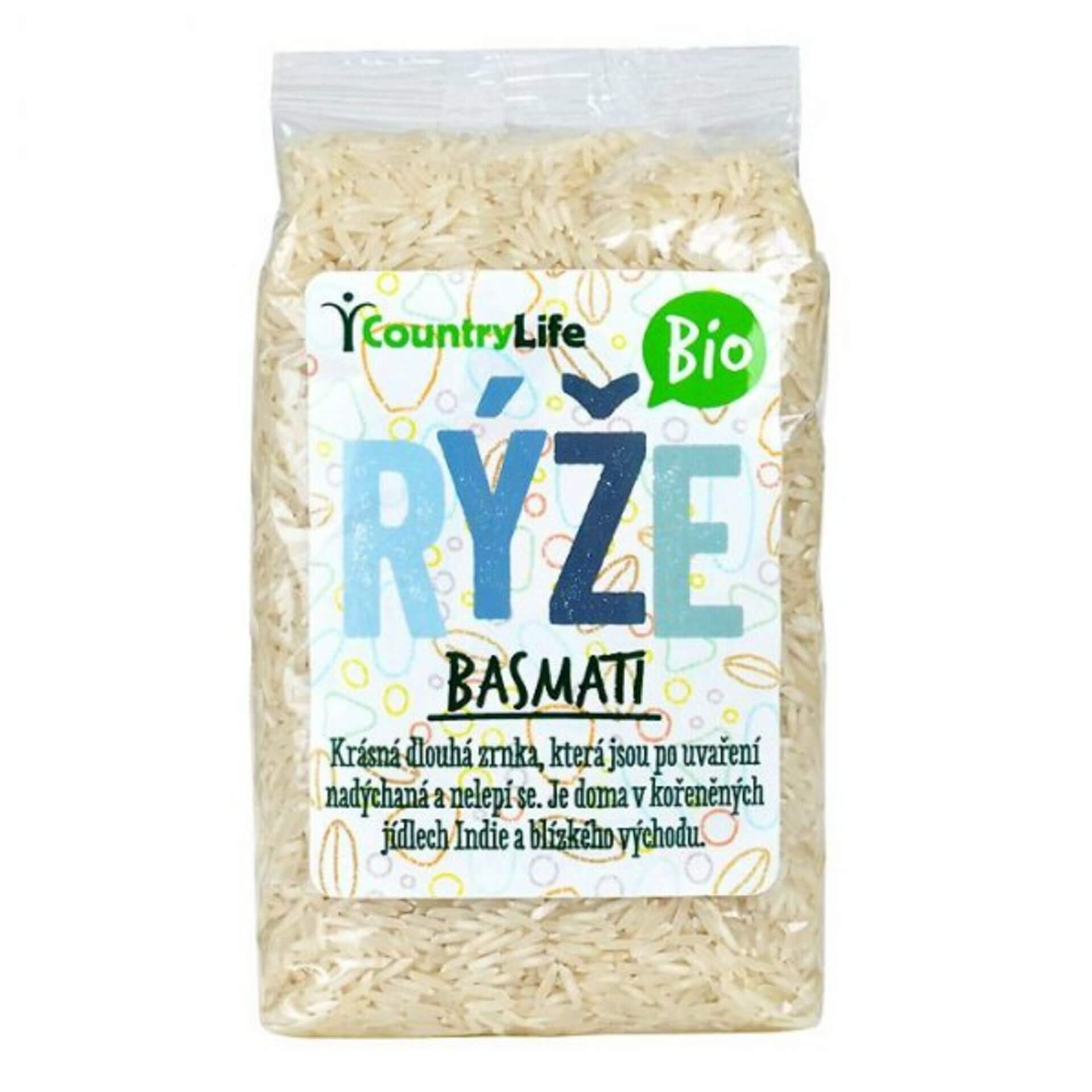 Levně Country Life Rýže basmati BIO 500 g
