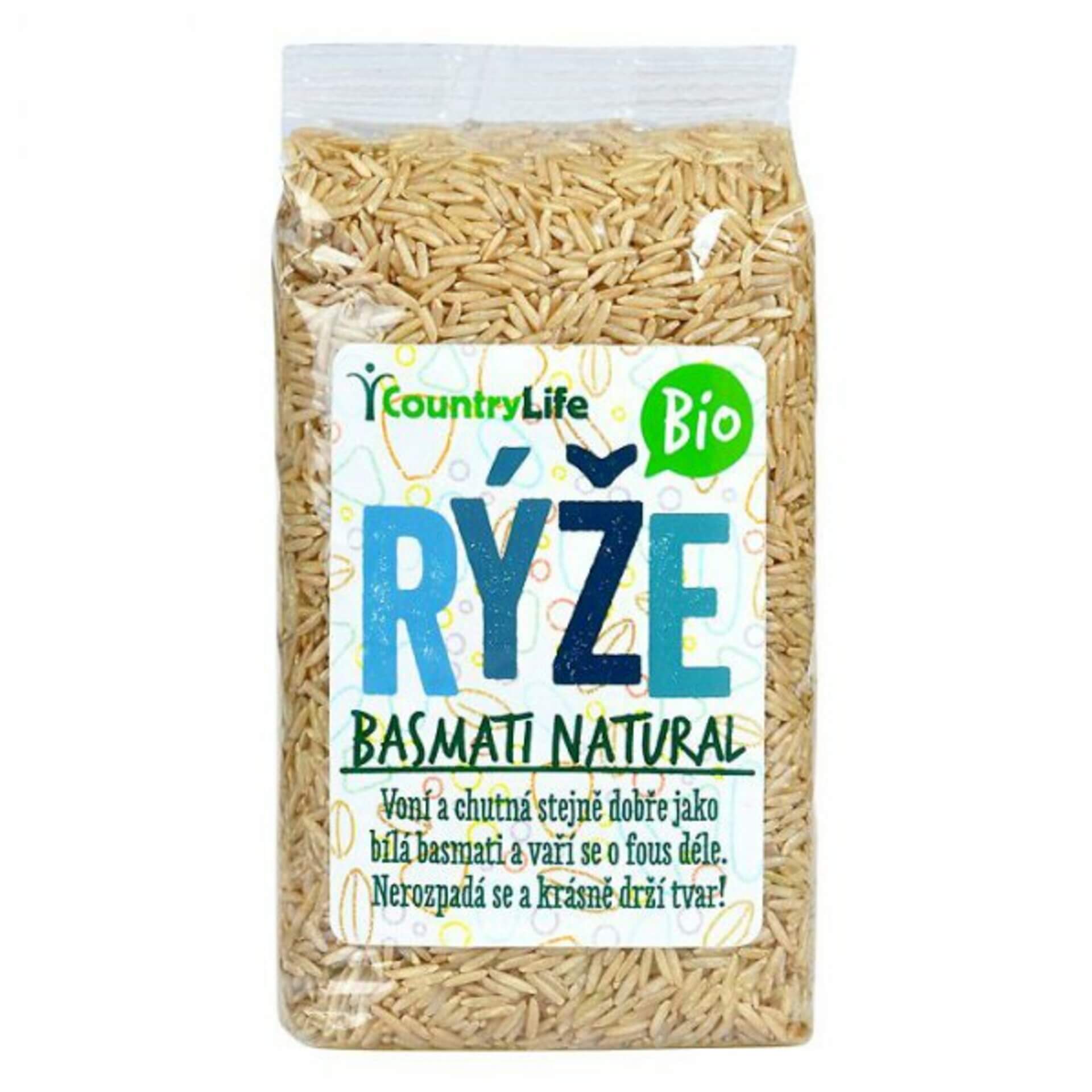 Levně Country Life Rýže basmati natural BIO 500 g