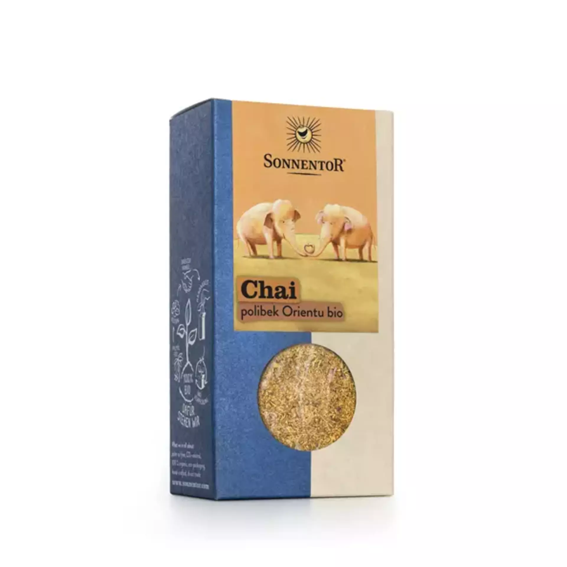 Levně Sonnentor Chai polibek Orientu – směs květů a koření s cukrem BIO 70 g