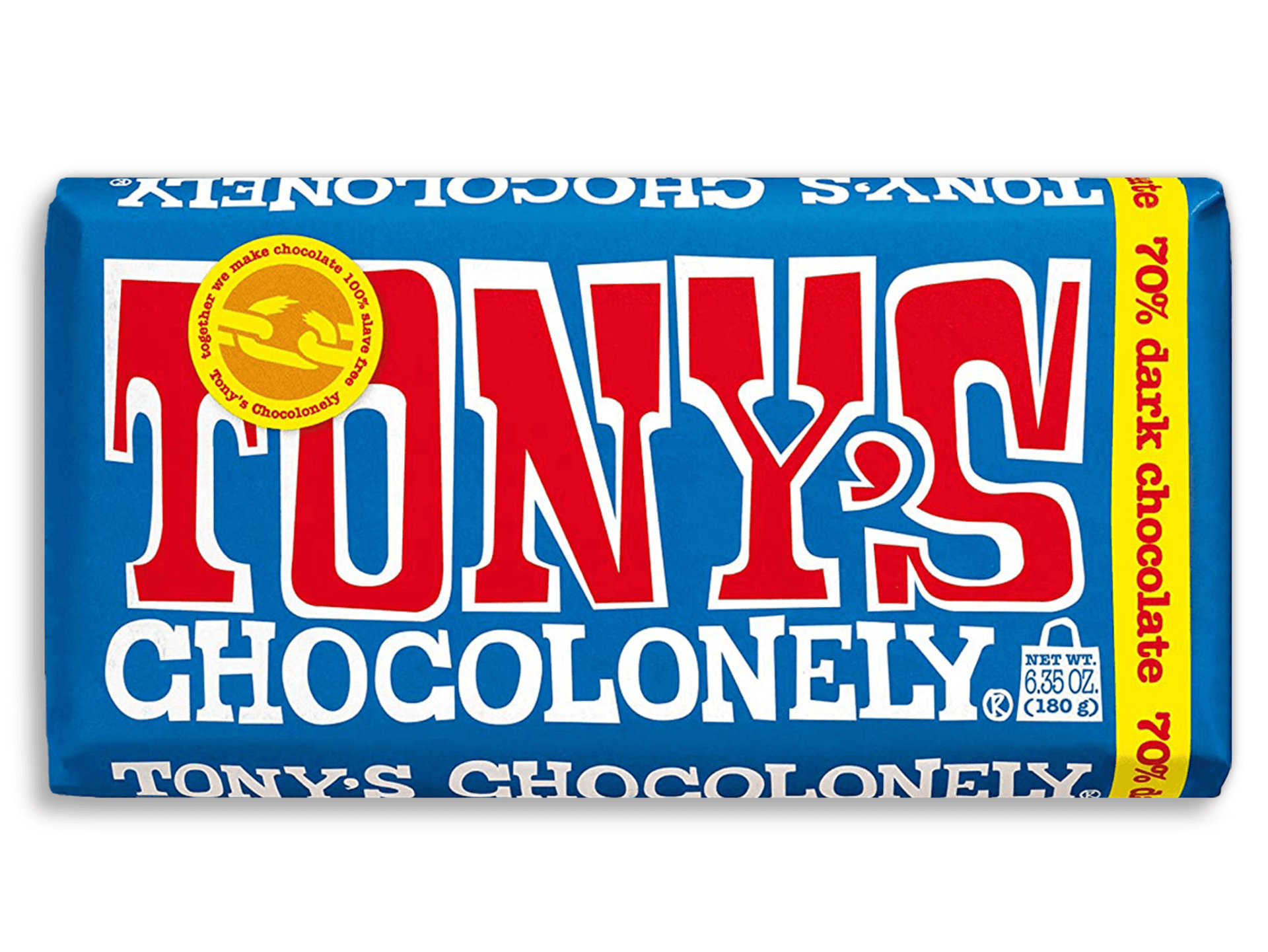Levně Tony’s Chocolonely Hořká čokoláda 180 g
