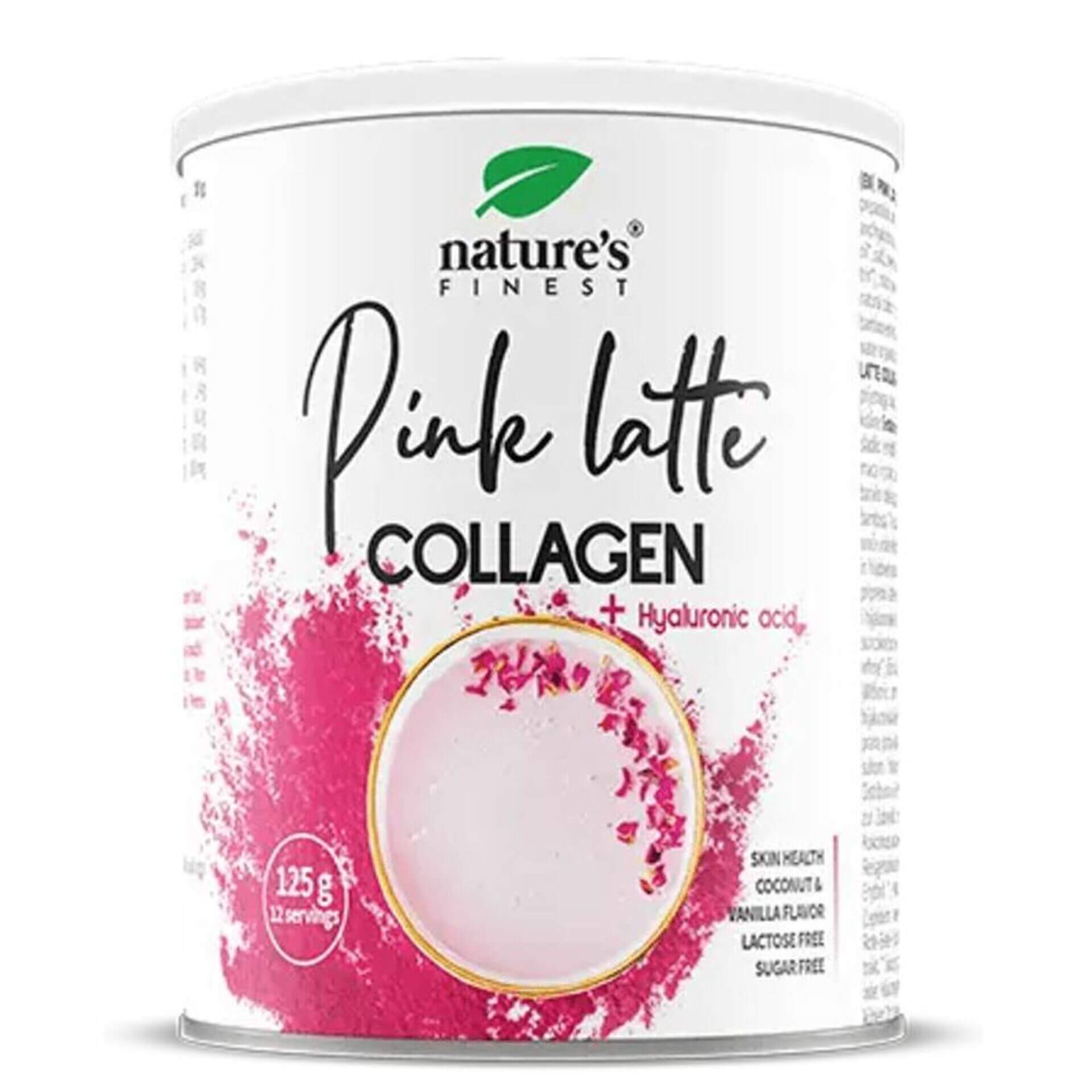 Levně Nutrisslim Pink latte collagen + hyaluronic acid 125 g