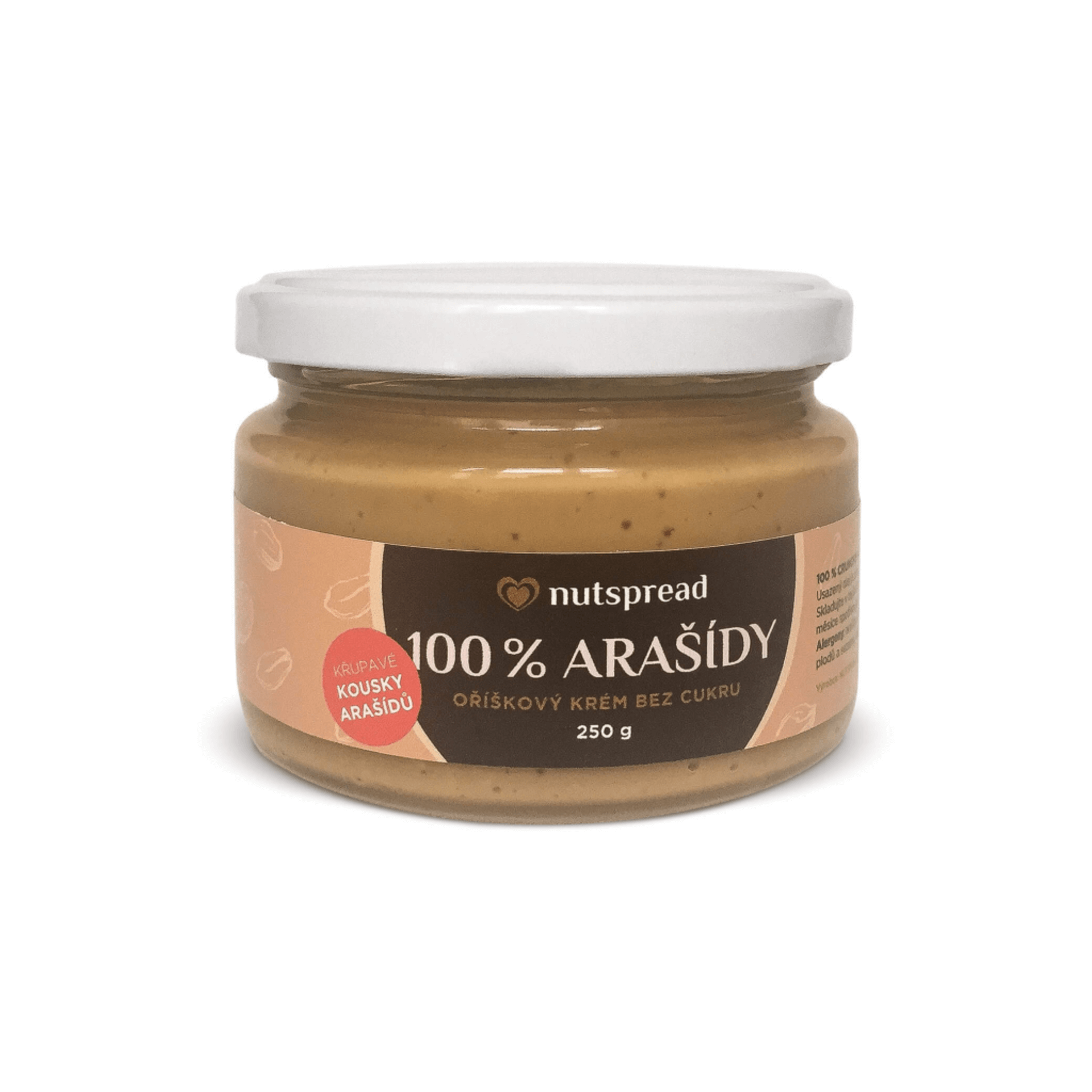 Levně Nutspread Arašídové máslo křupavé 250 g