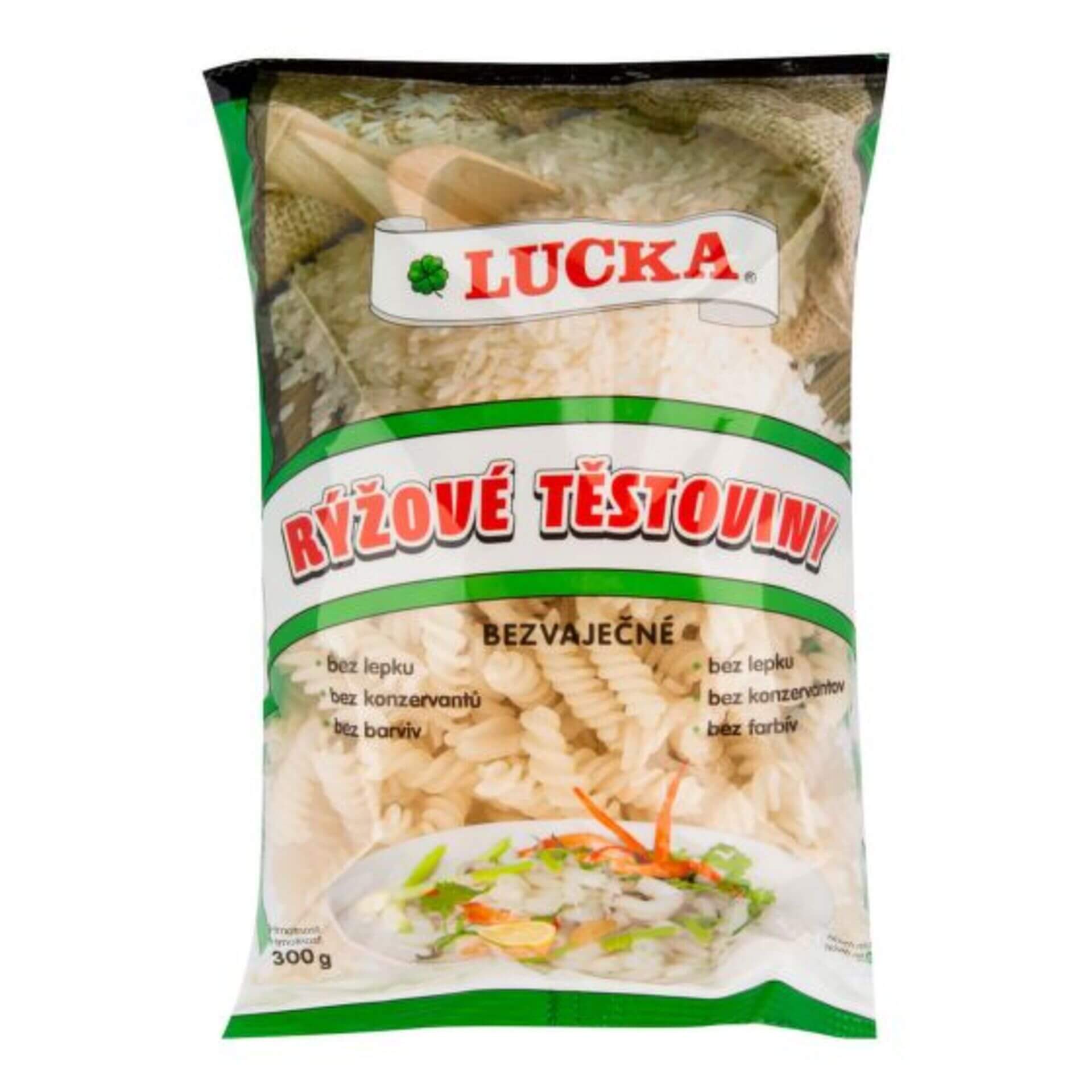Lucka Těstoviny vřetena rýžové bezlepkové 300 g
