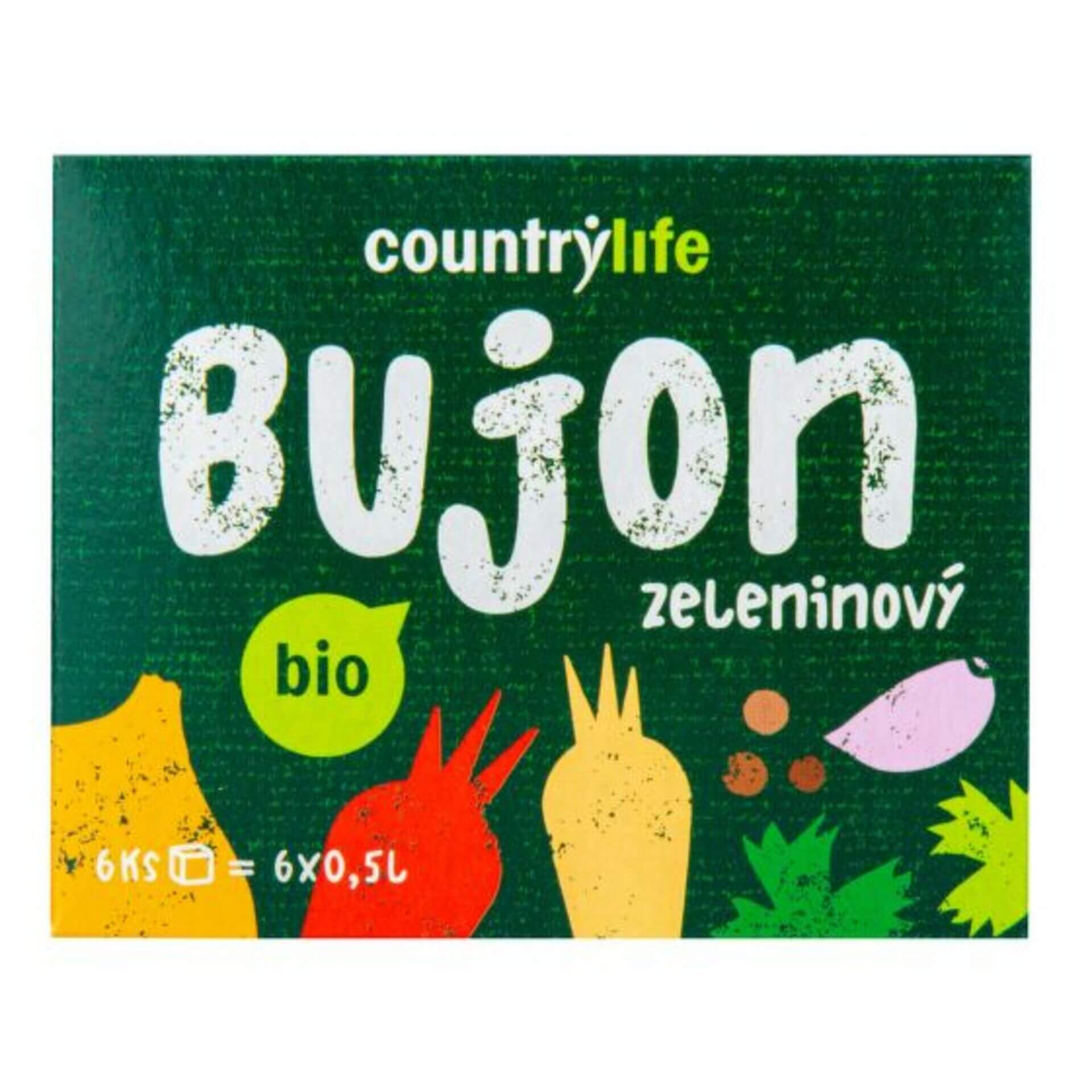 Levně Country Life Bujon zeleninový BIO 66 g