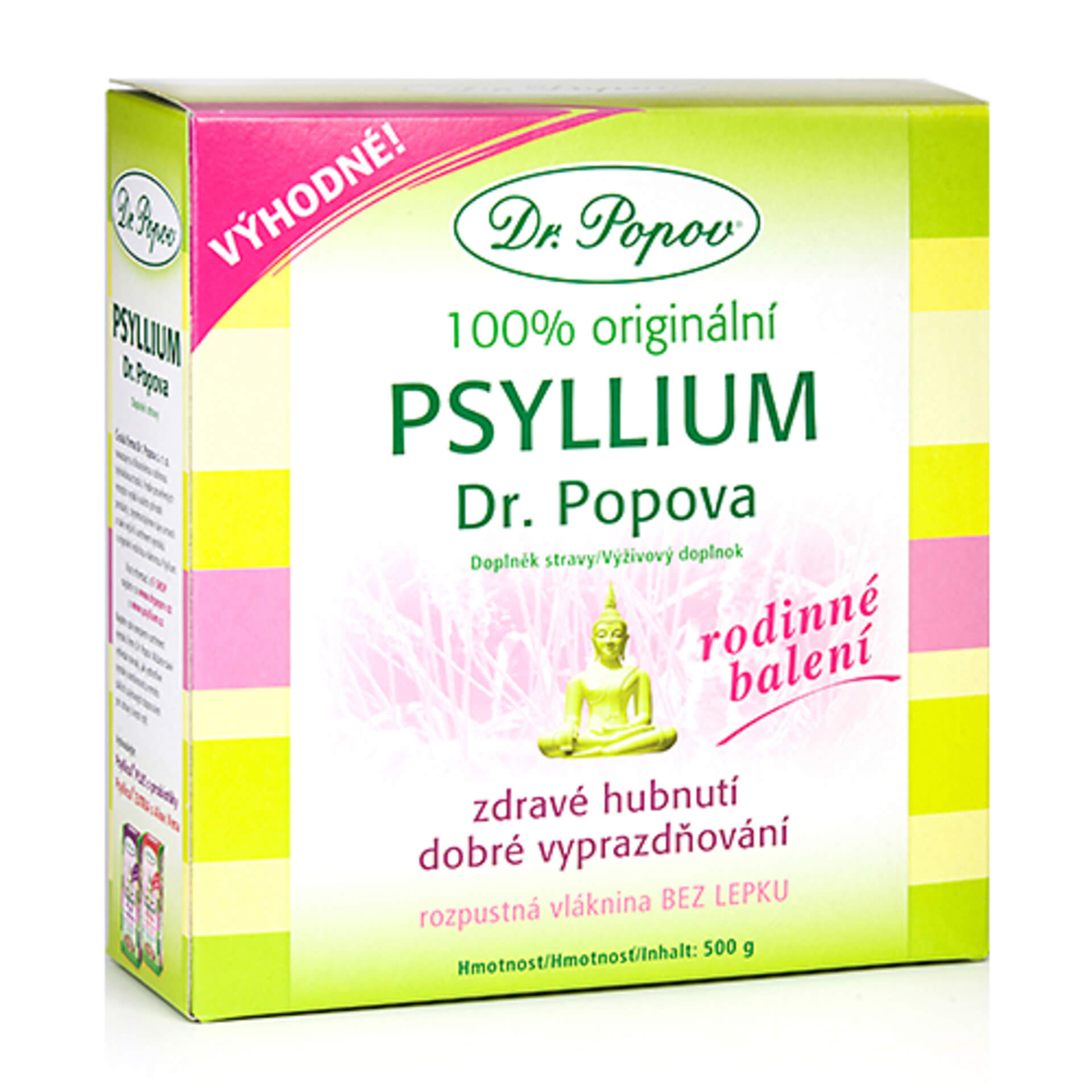 Levně Dr. Popov vláknina psyllium 500 g