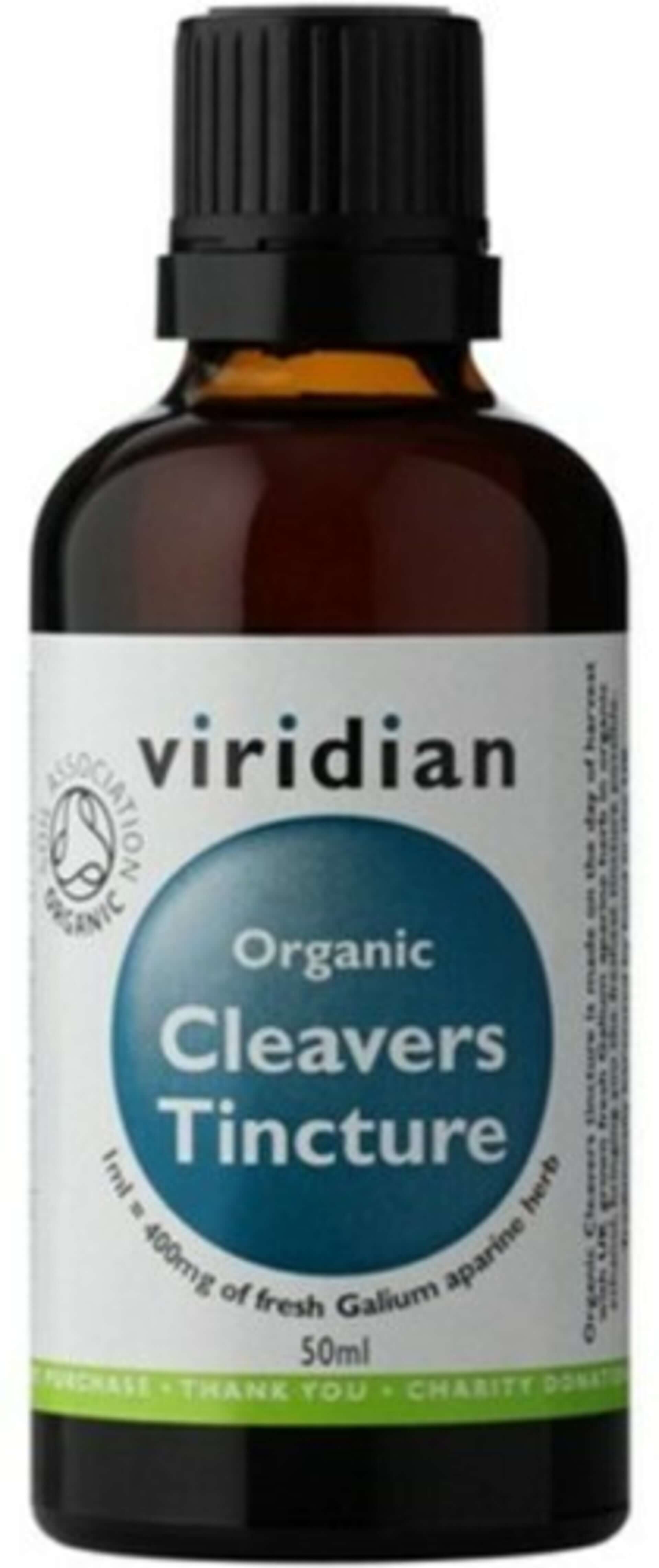 Levně Viridian Cleavers Tincture Organic 50ml