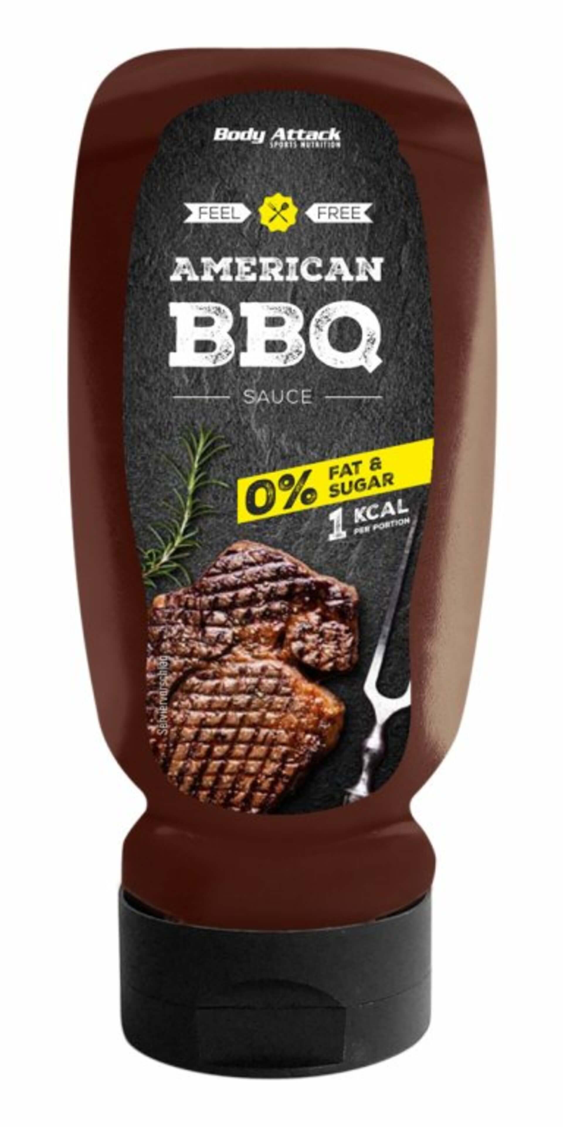Levně Body Attack American BBQ Sauce 320 ml